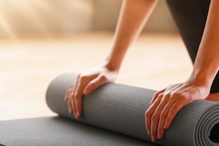 Einblick aus dem Pilates-Training bei core-werk